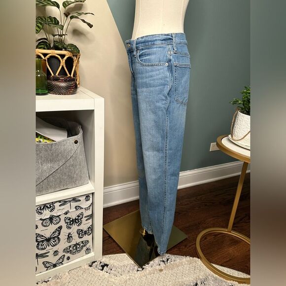 J.Crew High-Rise Classic Vintage Straight-Leg Jeans Size 28 Medium Wash G7007 - Picture 5 of 11